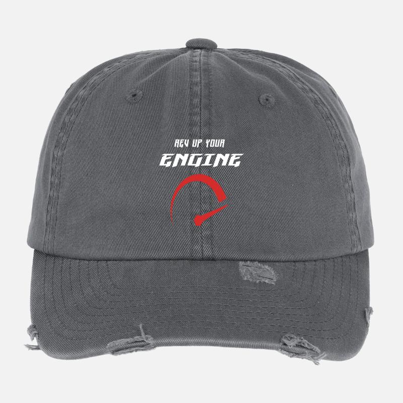 Bringen Sie Ihren Motor auf Touren Flexfit Vintage Destroyed Cap