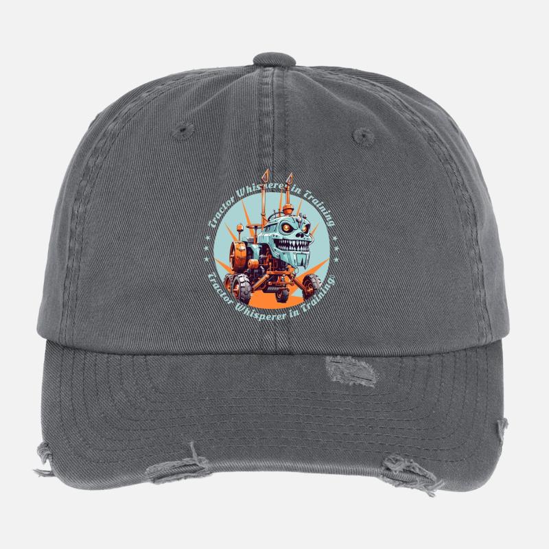 Traktorflüsterer in der Ausbildung Flexfit Vintage Destroyed Cap