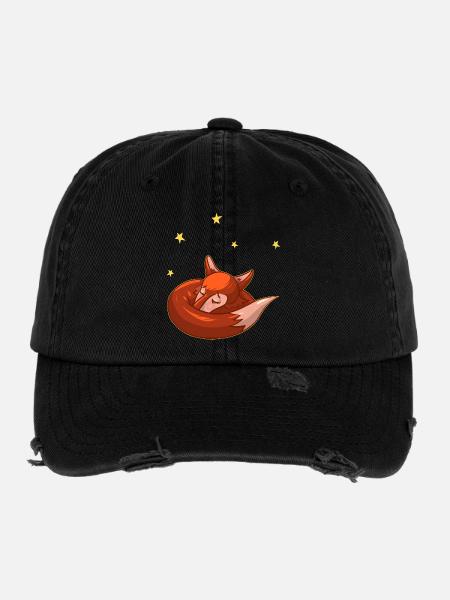 Fox - Flexfit Vintage Destroyed Cap - black