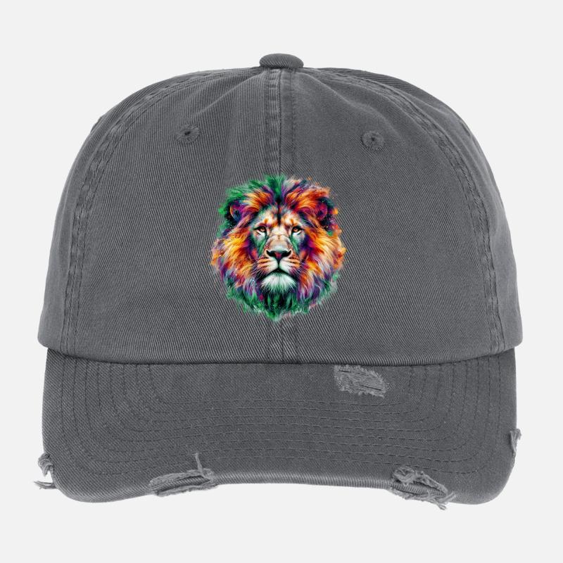Lion Flexfit Vintage Destroyed Cap