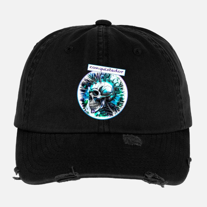 Conquistador Casquette vintage effet usé Flexfit
