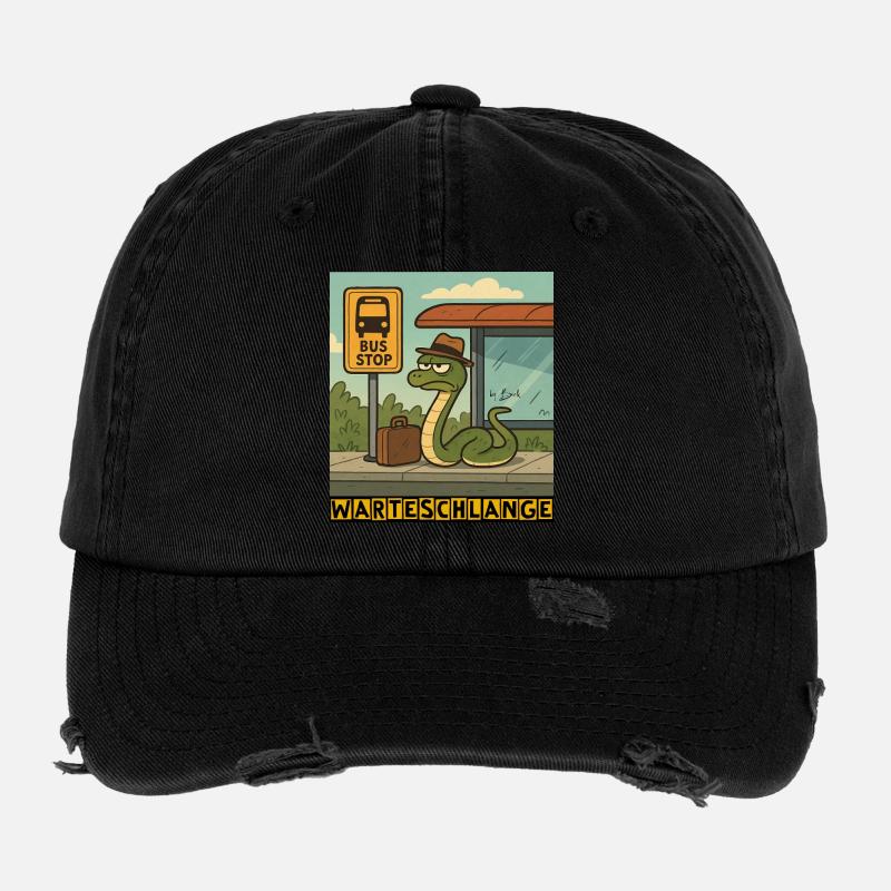 Queue by Rico Beck Flexfit Vintage Destroyed Cap