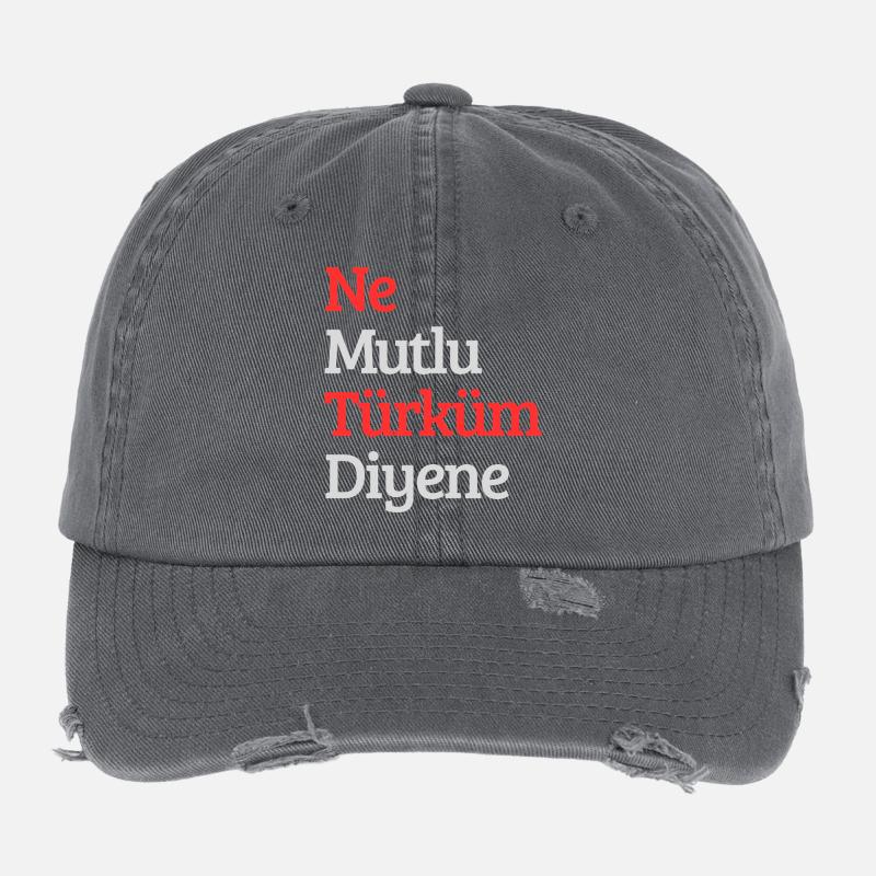 Türk Casquette vintage effet usé Flexfit