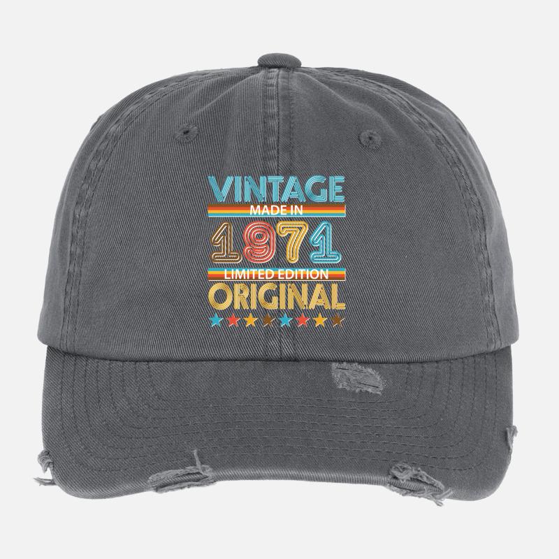 1971 Flexfit Vintage Destroyed Cap