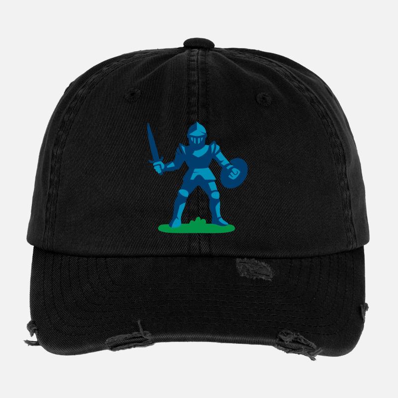 Gardiens de la Voie du Chevalier Casquette vintage effet usé Flexfit