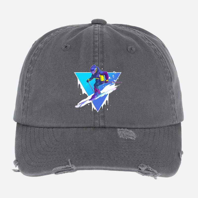Ski Flexfit Vintage Destroyed Cap