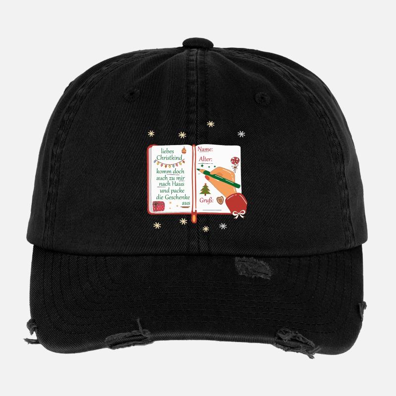 Liste de souhaits Enfant Jésus Casquette vintage effet usé Flexfit