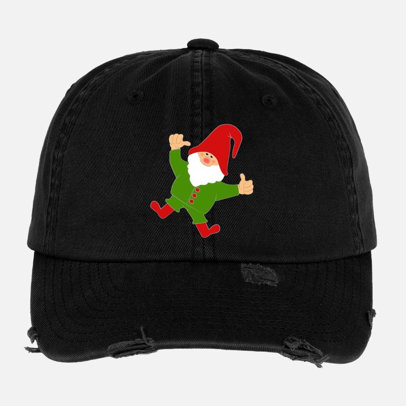 Gnome dansant Casquette vintage effet usé Flexfit