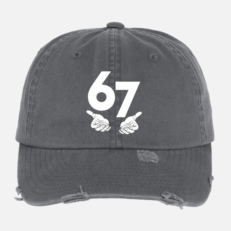 6 7 Flexfit Vintage Destroyed Cap