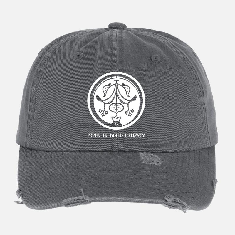 Ouroboros du Spreewald blanc Casquette vintage effet usé Flexfit