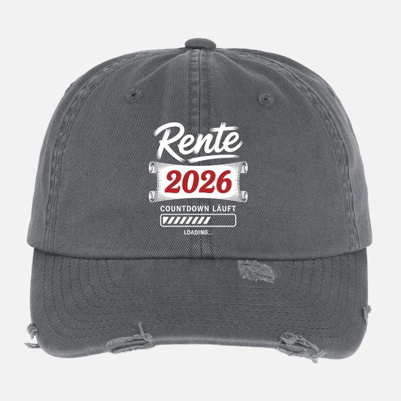 Pension 2026 countdown is on Flexfit Vintage Destroyed Cap