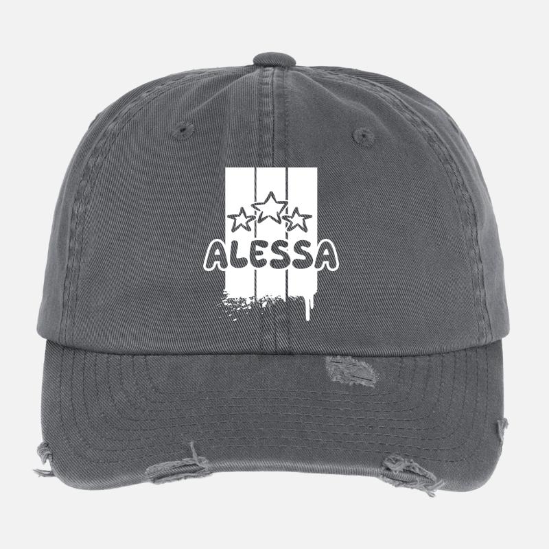 Alessa als Geschenkidee Flexfit Vintage Destroyed Cap