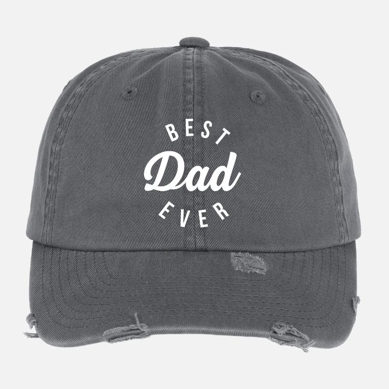 Legend 2026 Best Dad Ever Flexfit Vintage Destroyed Cap
