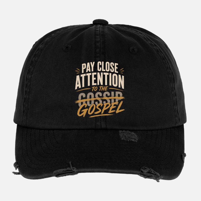 Hör nicht auf den Klatsch Flexfit Vintage Destroyed Cap