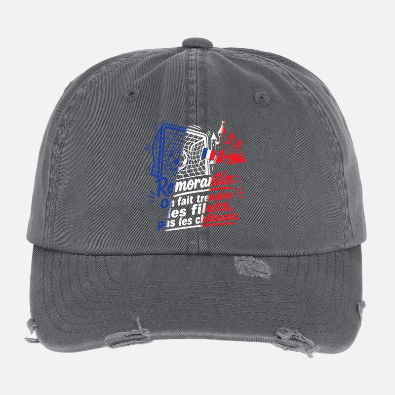 Romorantin Filets Tremblants Flexfit Vintage Destroyed Cap