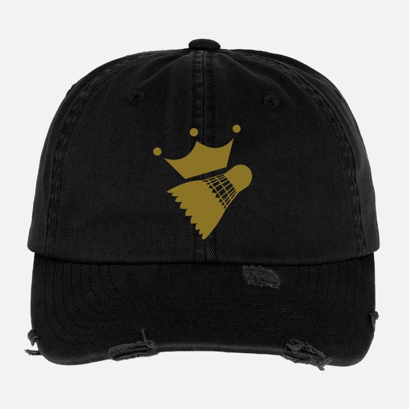 Badminton Casquette vintage effet usé Flexfit