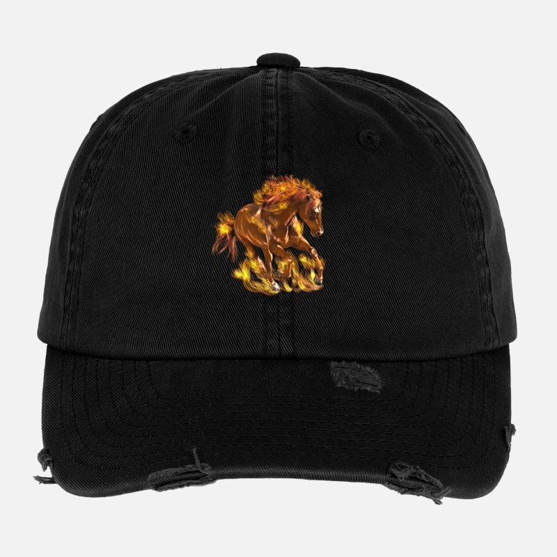 Horse Flexfit Vintage Destroyed Cap
