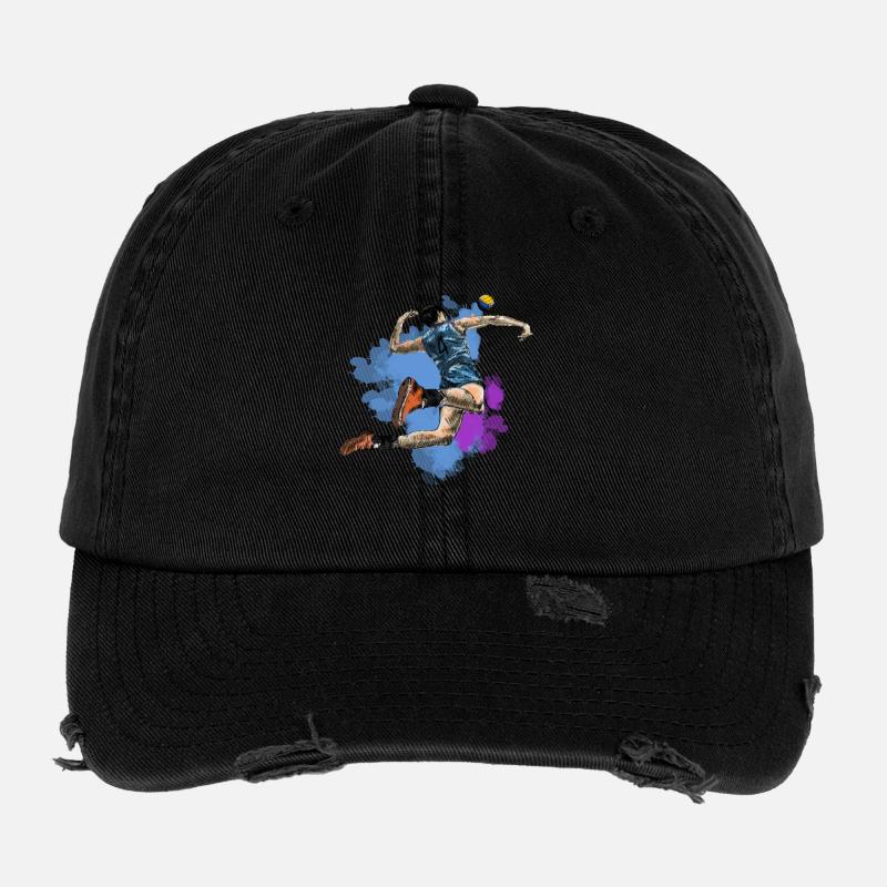 volleyball Casquette vintage effet usé Flexfit