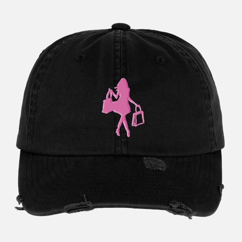Shopping Woman - Hatching Flexfit Vintage Destroyed Cap