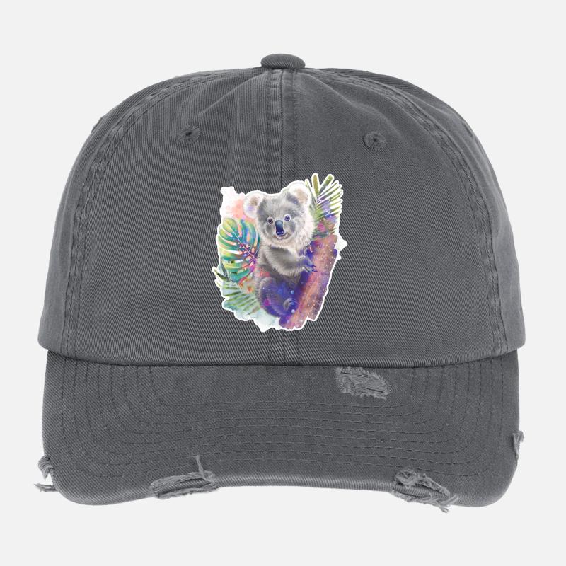 Koala | Ours Koala Casquette vintage effet usé Flexfit