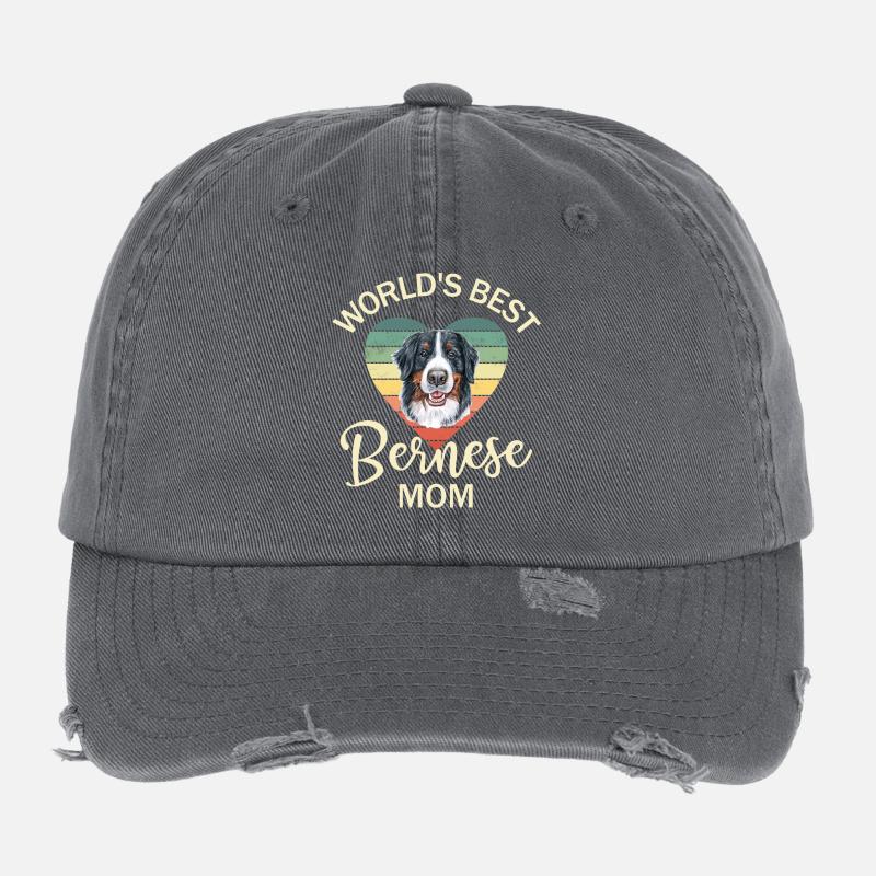 Berner Sennenhund Flexfit Vintage Destroyed Cap