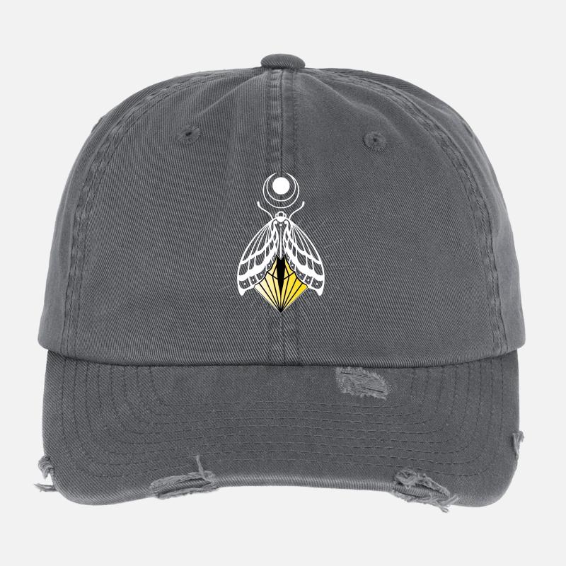 Firefly Moth Moth Moth Flexfit Vintage Destroyed Cap
