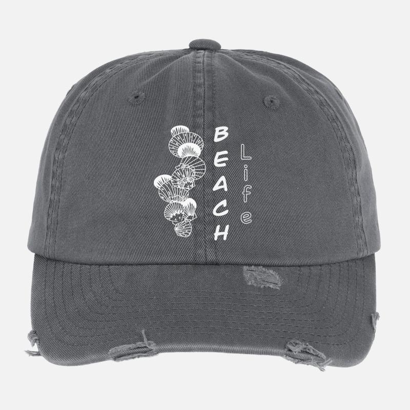 Vie à la plage Casquette vintage effet usé Flexfit