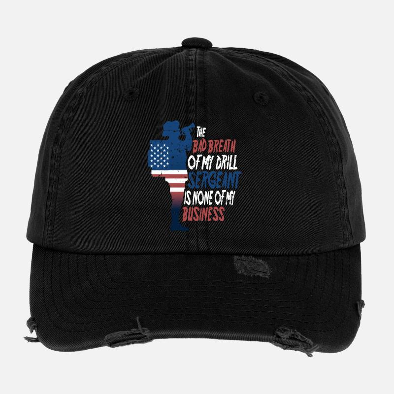 Drill Sergeant Flexfit Vintage Destroyed Cap