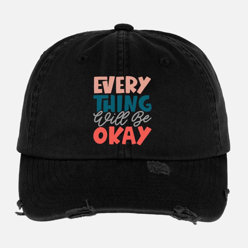 Alles wird gut Flexfit Vintage Destroyed Cap