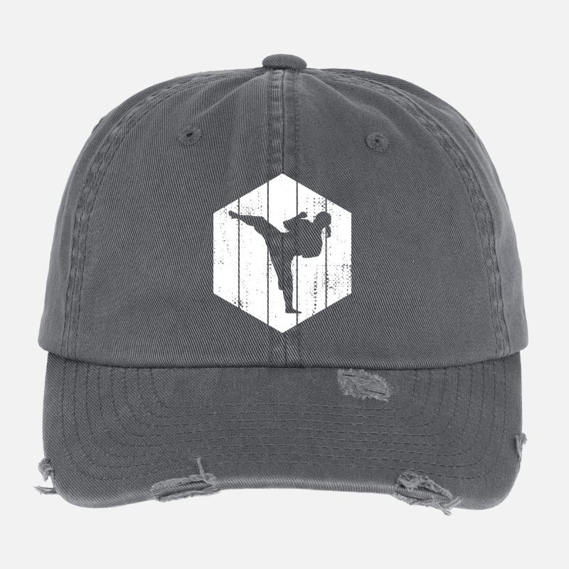 Karate Mädchen Flexfit Vintage Destroyed Cap