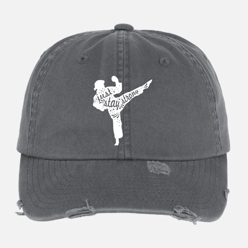 Fille de karaté Casquette vintage effet usé Flexfit