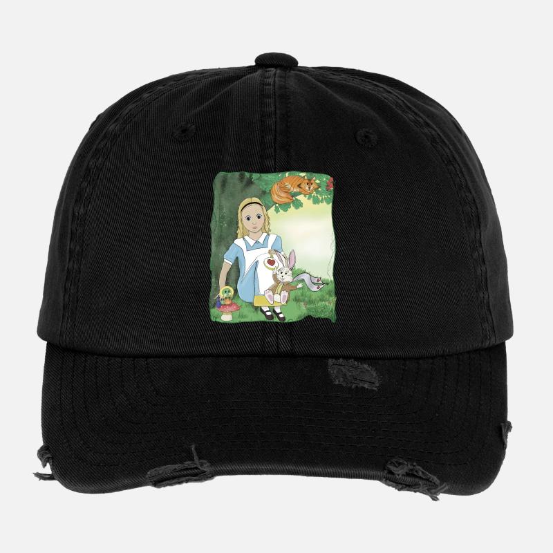 Alice im Wunderland Flexfit Vintage Destroyed Cap