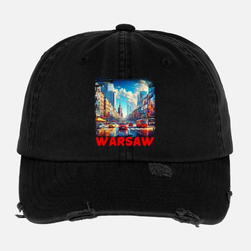 Warschau Flexfit Vintage Destroyed Cap