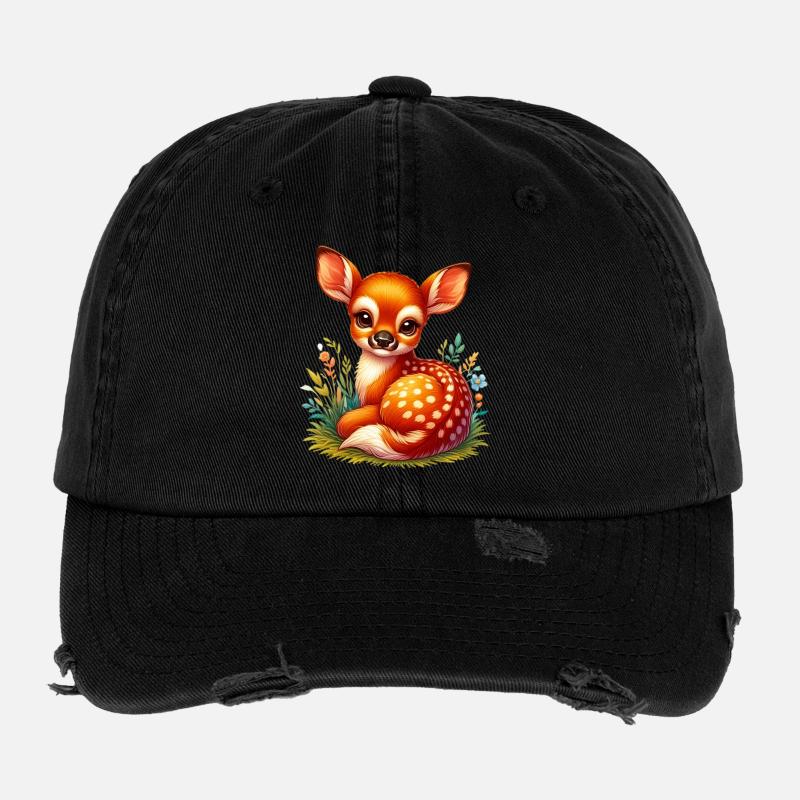 Faon Casquette vintage effet usé Flexfit