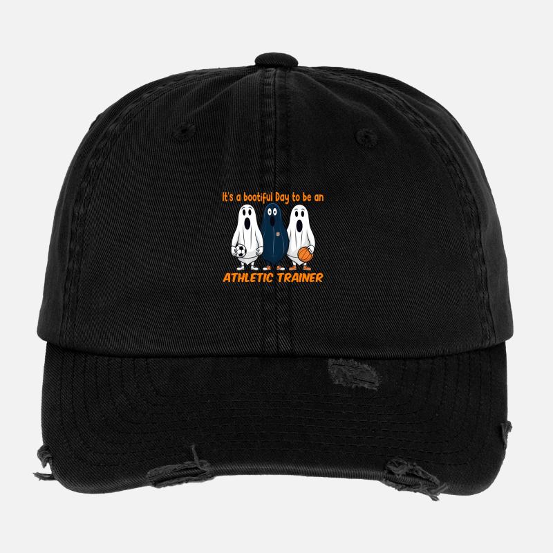 Bootiful Day Athletic Trainer Flexfit Vintage Destroyed Cap