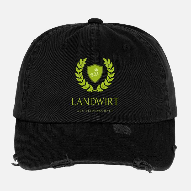 Farmer Shield Plant Flexfit Vintage Destroyed Cap