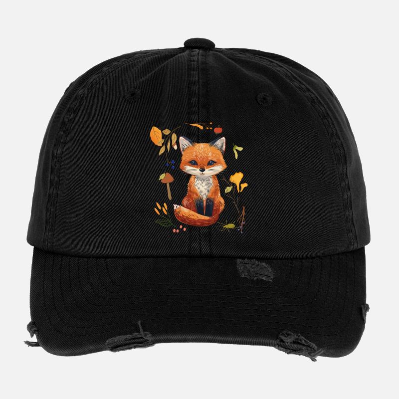 Fuchs im Wald Flexfit Vintage Destroyed Cap