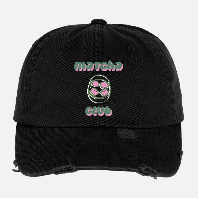 Matcha Club - Verspielt Flexfit Vintage Destroyed Cap