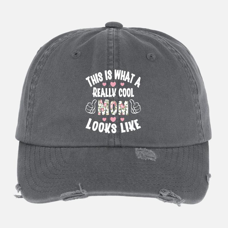 Maman Casquette vintage effet usé Flexfit
