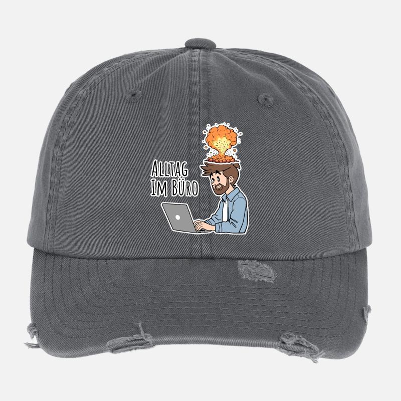 Alltag im Büro - Das komplette CHAOS Flexfit Vintage Destroyed Cap