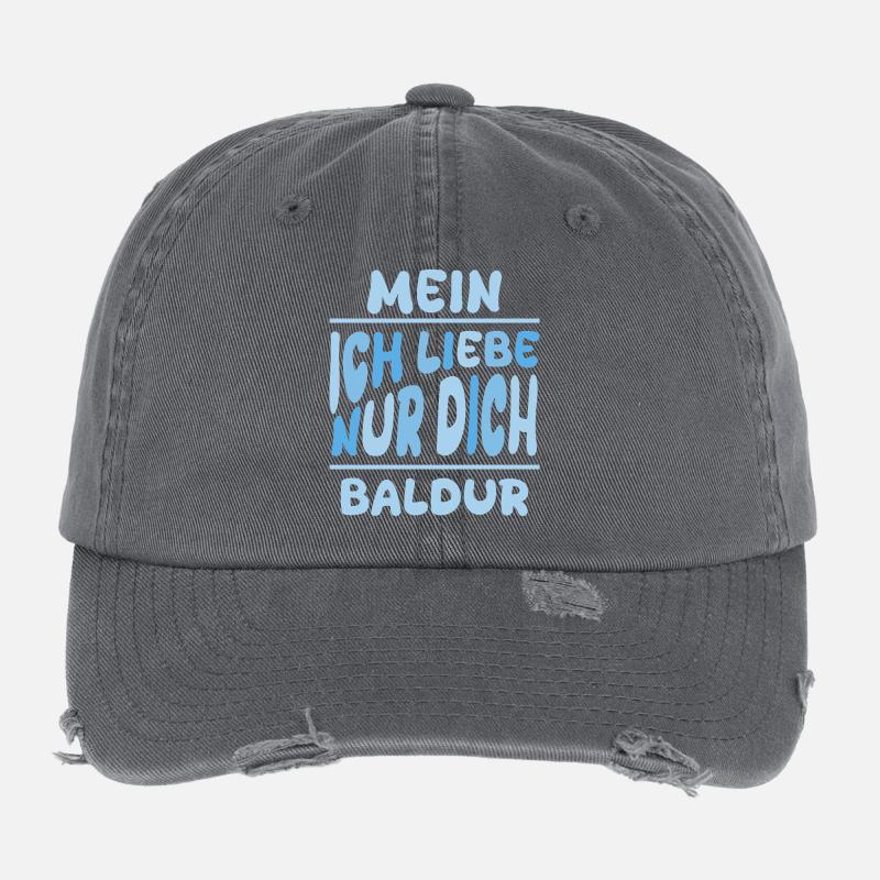 Man Baldur Flexfit Vintage Destroyed Cap