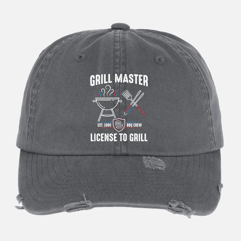 Licence maîtresse de grill pour griller Casquette vintage effet usé Flexfit