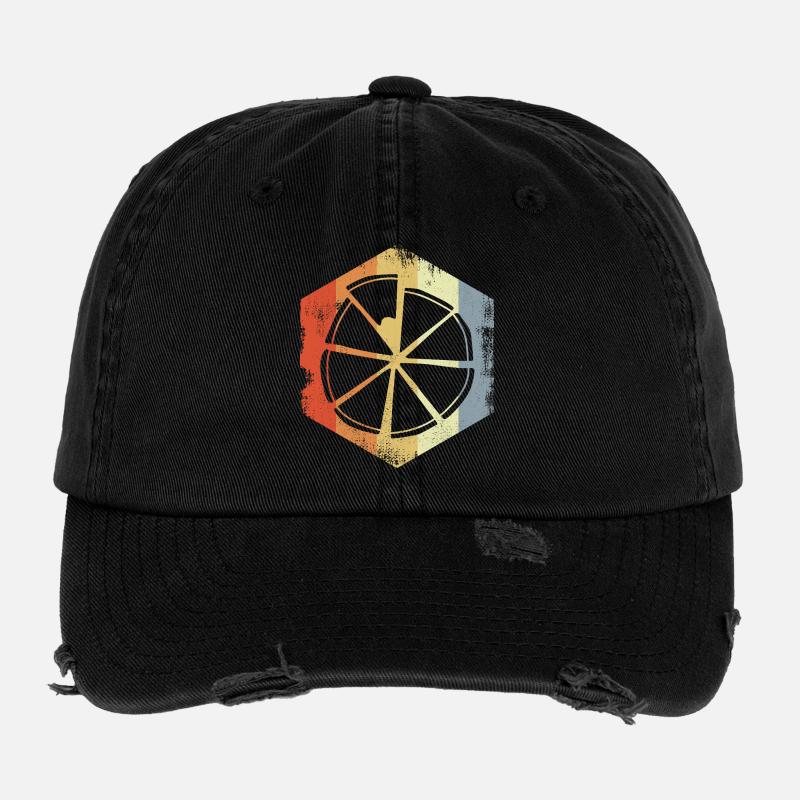 Classic pizza Flexfit Vintage Destroyed Cap