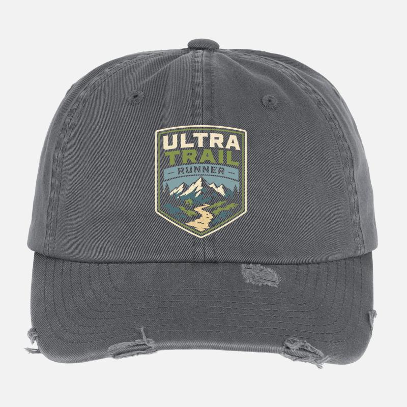Ultra Trail Runner Flexfit Vintage Destroyed Cap