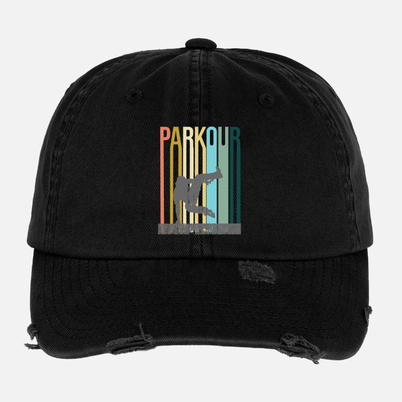 Parkour Rétro Casquette vintage effet usé Flexfit