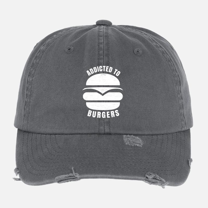 Süchtig nach Bürgern Flexfit Vintage Destroyed Cap