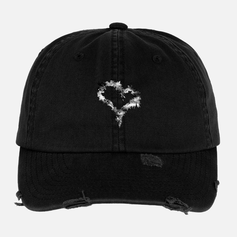 HEART Flexfit Vintage Destroyed Cap