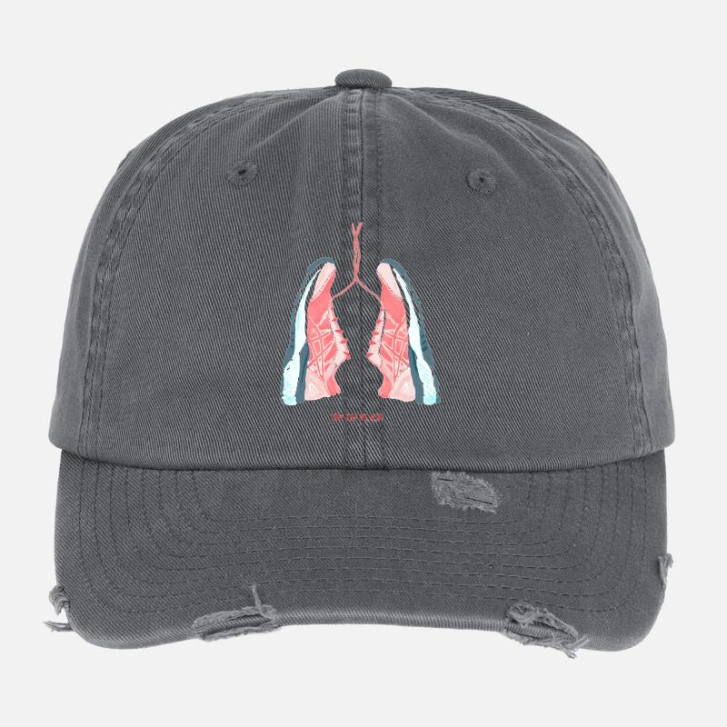 running lover Flexfit Vintage Destroyed Cap