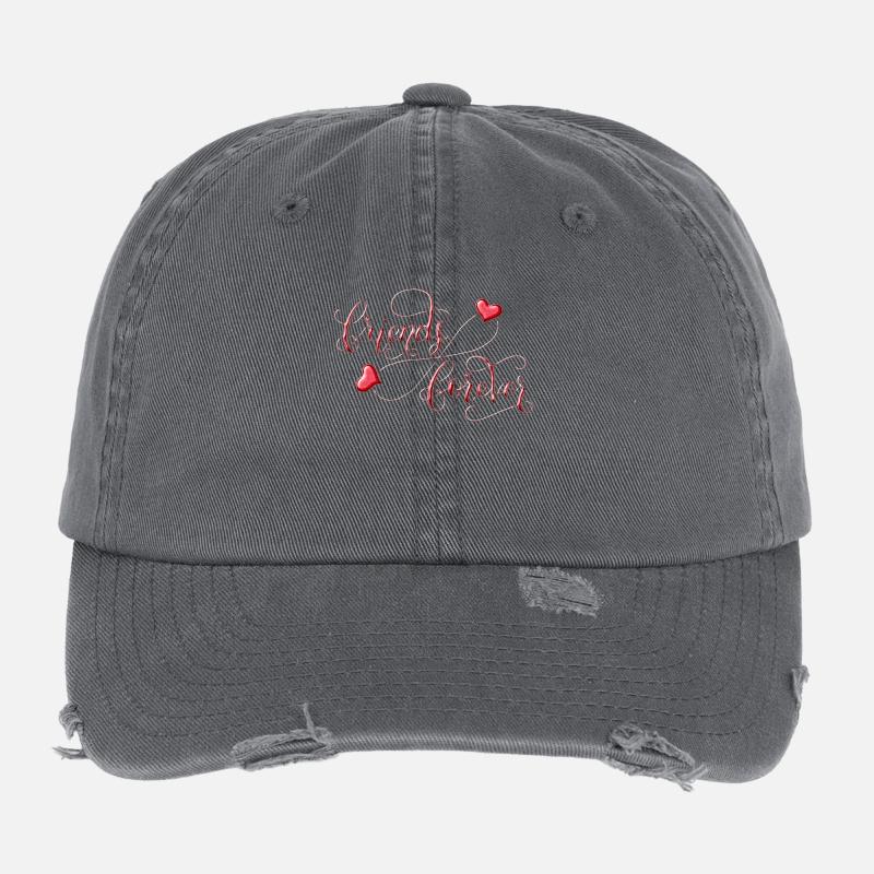 Friends Forever Casquette vintage effet usé Flexfit