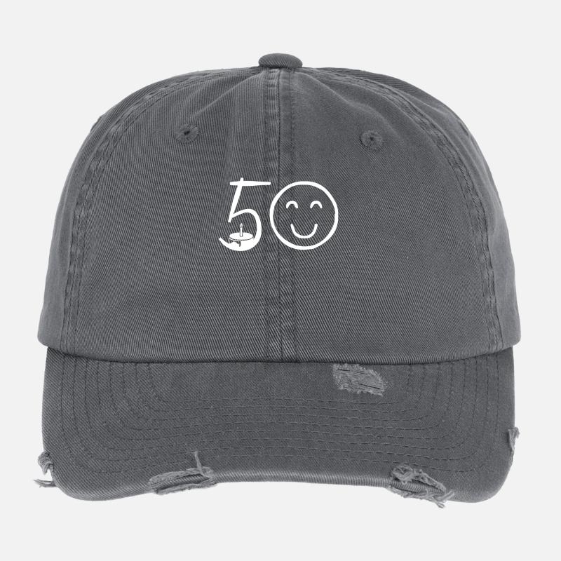 50. Geburtstag Flexfit Vintage Destroyed Cap